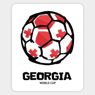 Georgia Football Country Flag Magnet